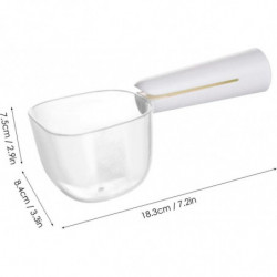 Pet Food Scoop | Clear Measuring Cup For Puppies,pet Feeding Scooper With Comfortable Grip Handle For Dogs Cats [...]