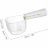 Pet Food Scoop | Clear Measuring Cup For Puppies,pet Feeding Scooper With Comfortable Grip Handle For Dogs Cats [...]