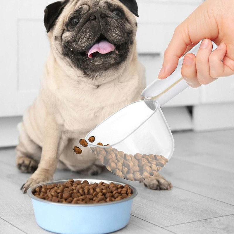 Pet Food Scoop | Clear Measuring Cup For Puppies,pet Feeding Scooper With Comfortable Grip Handle For Dogs Cats [...]