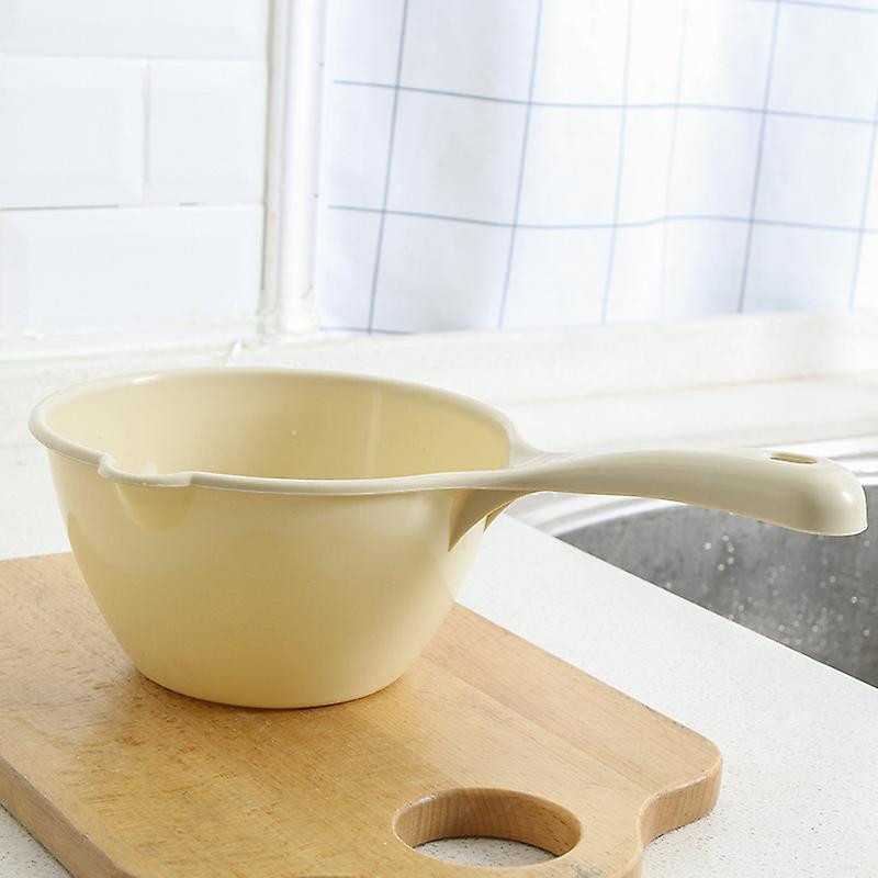 2pc Bath water shower water scoop bath scoop cup children's water scoop plastic kitchen scoop with long handle (D-V2)