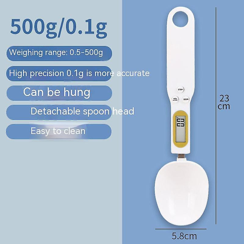 Digital Spoon Scale for Coffee and Baking - High Precision Removable Head Commercial Grade Food Scale