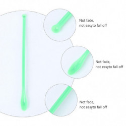 100 PCS Plastic Sampling Spoons Laboratory Scoops Mixing Spatulas (Green) 100 PCS Plastic Sampling Spoons Laboratory Scoops Mixing Spatulas (Green)