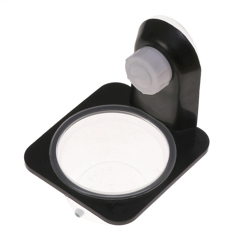 4pcs Reptile Lizard Gecko Food Water Bowl Pet Accessories Supplies (Black)