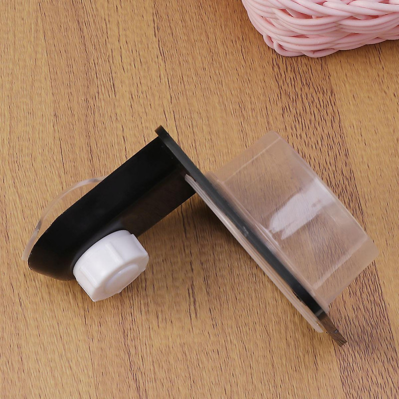 4pcs Reptile Lizard Gecko Food Water Bowl Pet Accessories Supplies (Black)