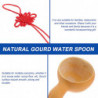 1pc Water Scoops Natural Gourd Kitchen Ladles Household Water Spoons (Yellow)