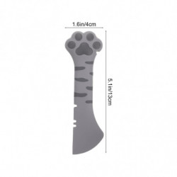 Silicone Cat Wet Food Spoon Manual Can Opener Multi-functional Pet Food Can Scoop Silicone Cat Wet Food Spoon Manual Can Opener Multi-functional Pet Food Can Scoop