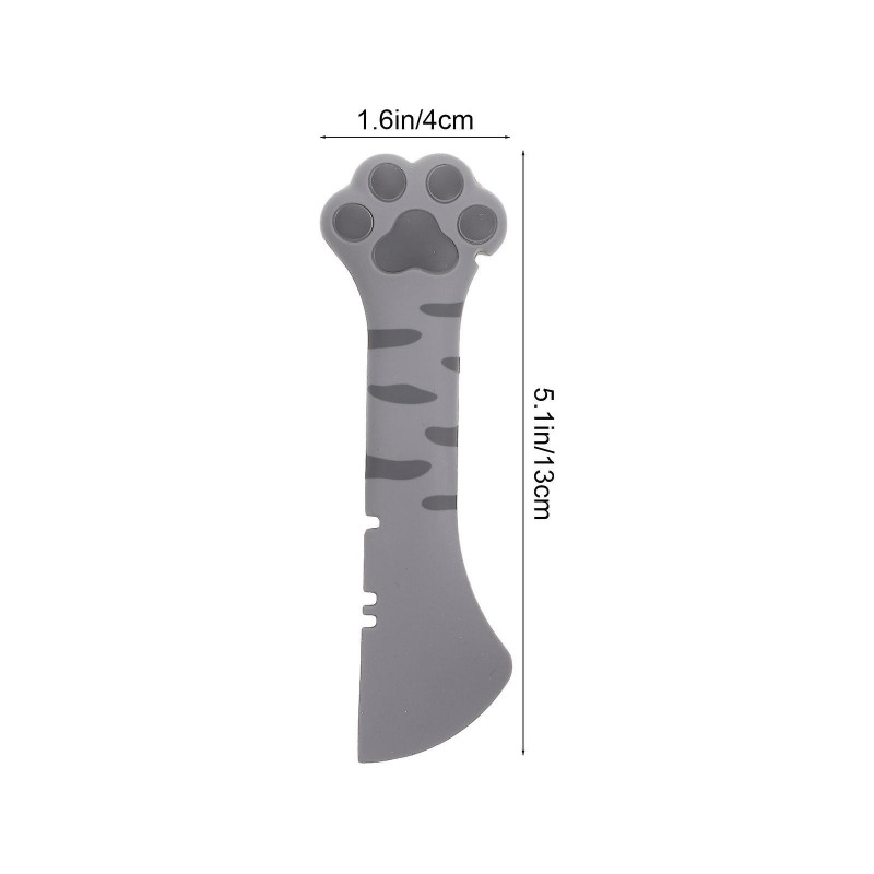 Silicone Cat Wet Food Spoon Manual Can Opener Multi-functional Pet Food Can Scoop