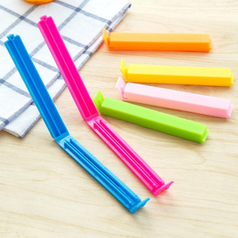 10 Pcs/set Portable Food Bag Sealer Snack Storage Sealing Clamp Mini Seal Clips