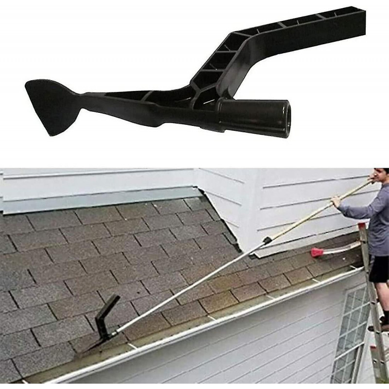 Cuillère De Nettoyage De Gouttière De Toit Et Outil De Grattoir De Nettoyage De Pelle Pour Feuilles De Jardin [...]
