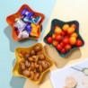 Five-pointed Star Fruit Plate Large Capacity Food Grade Plastic Multi-purpose Snack Fruit Nut Food Serving Tray [...]