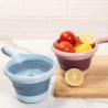 Water Scoop Collapsible Lightweight Healthy Bathing Ladle Spoon Kitchen Accessory Water Scoop for Home KAESI