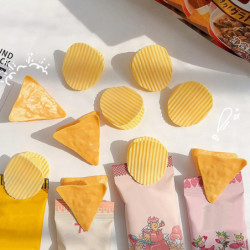 2Pcs Sealing Clip Compact Keep Freshing Plastic Creative Potato Chip Shape Plastic Bag Clip Home Supplies KAESI 2Pcs Sealing Clip Compact Keep Freshing Plastic Creative Potato Chip Shape Plastic Bag Clip Home Supplies KAESI