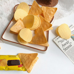 2Pcs Sealing Clip Compact Keep Freshing Plastic Creative Potato Chip Shape Plastic Bag Clip Home Supplies KAESI 2Pcs Sealing Clip Compact Keep Freshing Plastic Creative Potato Chip Shape Plastic Bag Clip Home Supplies KAESI
