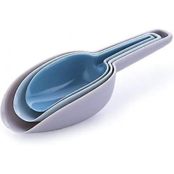 Plastic Scoop Set Pet Food Scoop Multipurpose Handy Scoop Set Of 3 Nesting Design (shikai) Plastic Scoop Set Pet Food Scoop Multipurpose Handy Scoop Set Of 3 Nesting Design (shikai)