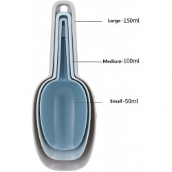 Plastic Scoop Set Pet Food Scoop Multipurpose Handy Scoop Set Of 3 Nesting Design (shikai) Plastic Scoop Set Pet Food Scoop Multipurpose Handy Scoop Set Of 3 Nesting Design (shikai)