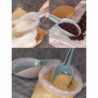 Plastic Scoop Set Pet Food Scoop Multipurpose Handy Scoop Set Of 3 Nesting Design (shikai)