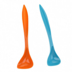 2-pack Special Curved Design Pet Dog Cat Food Can Spoon With Long Handle 2-pack Special Curved Design Pet Dog Cat Food Can Spoon With Long Handle