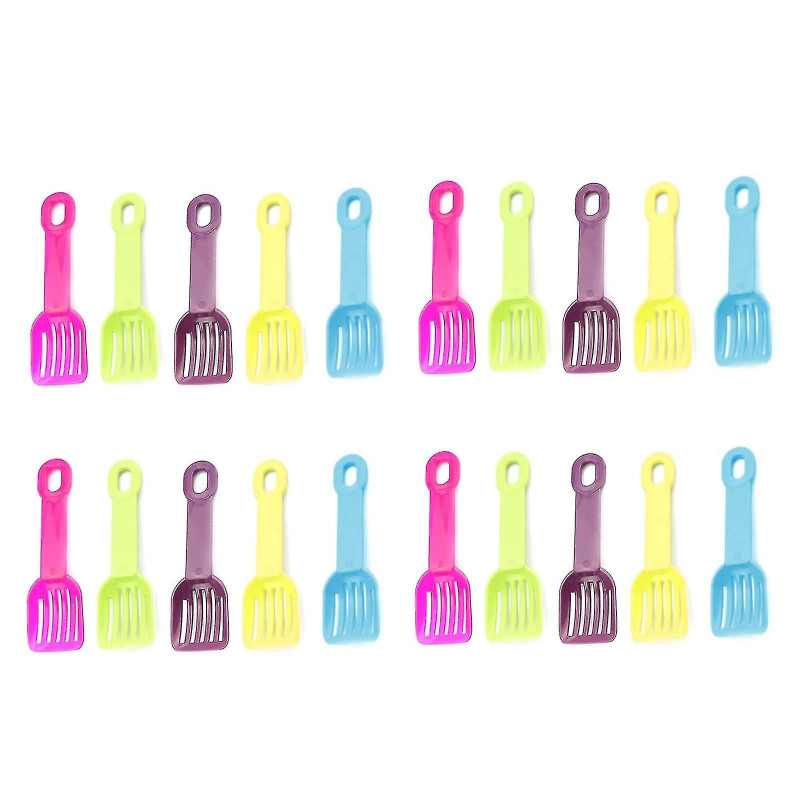 20 Pcs Hamster Plastic Poop Scoop Small Pet Litter Shovel Pet Supplies For Cleaning In Small Cages Or Narrow [...]
