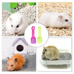 20 Pcs Hamster Plastic Poop Scoop Small Pet Litter Shovel Pet Supplies For Cleaning In Small Cages Or Narrow [...]