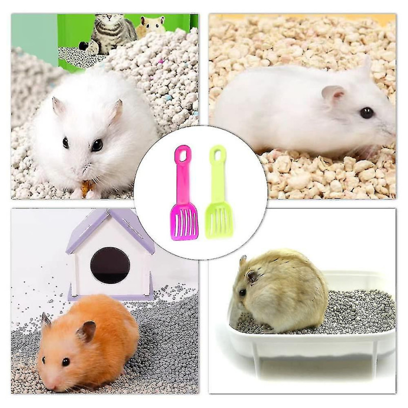 20 Pcs Hamster Plastic Poop Scoop Small Pet Litter Shovel Pet Supplies For Cleaning In Small Cages Or Narrow [...]