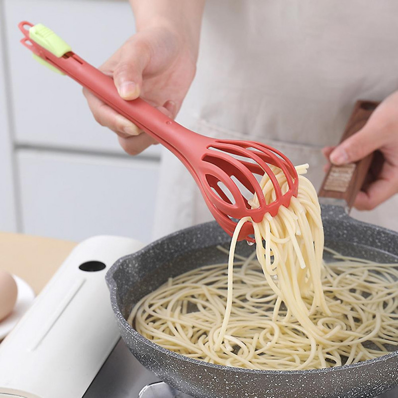 Multifunctional Egg Whisk Food Clip Noodle Clip Multi-Purpose Sturdy Food Blender for Cooking