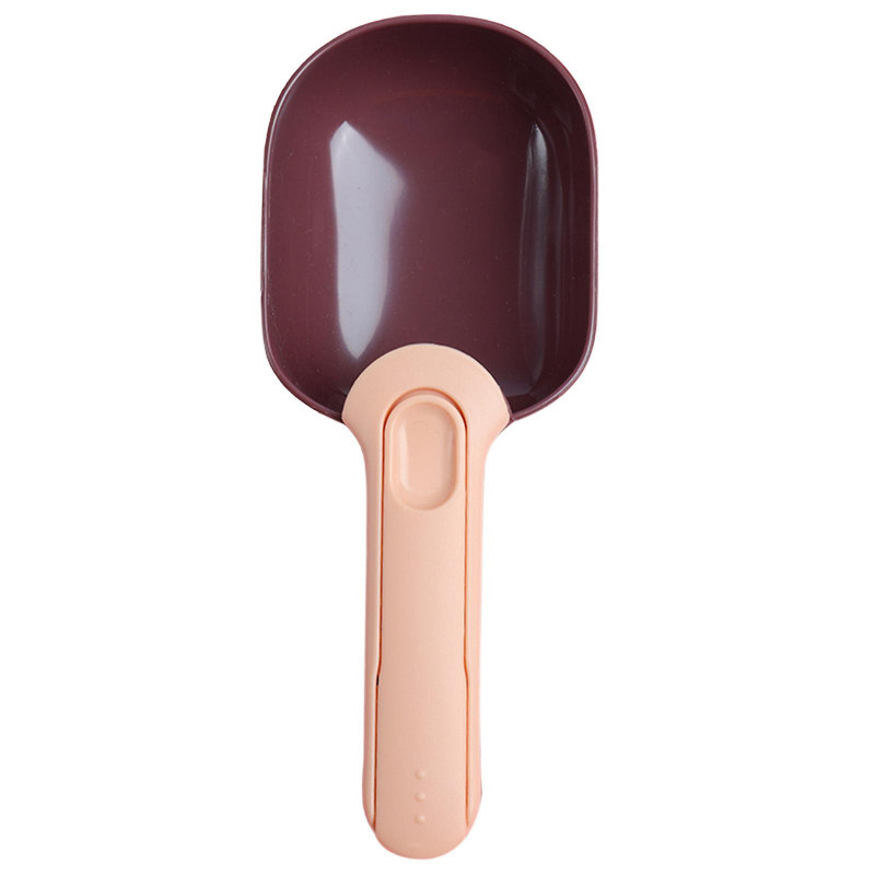 Universal Pet Feeding Scoops Practical Tool in Daily Life Long Handle Design