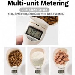 2023 - Pelle de mesure d’aliments pour animaux de compagnie Cuillère électronique Cuillère à mesurer Nourriture [...]