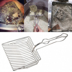 Kitty Metal Scooper, Deep Shovel, Poop Sifting, Kitten Pooper Lifter For Litter Kitty Metal Scooper, Deep Shovel, Poop Sifting, Kitten Pooper Lifter For Litter