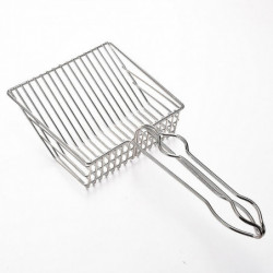Kitty Metal Scooper, Deep Shovel, Poop Sifting, Kitten Pooper Lifter For Litter Kitty Metal Scooper, Deep Shovel, Poop Sifting, Kitten Pooper Lifter For Litter