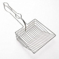 Kitty Metal Scooper, Deep Shovel, Poop Sifting, Kitten Pooper Lifter For Litter Kitty Metal Scooper, Deep Shovel, Poop Sifting, Kitten Pooper Lifter For Litter