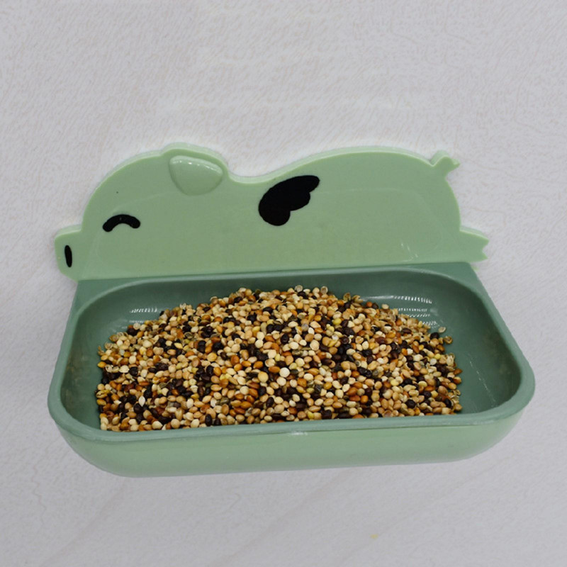 Parrot Water Cup Cage Hanging Plastic Food Bowl for Pigeons Ducks Birds