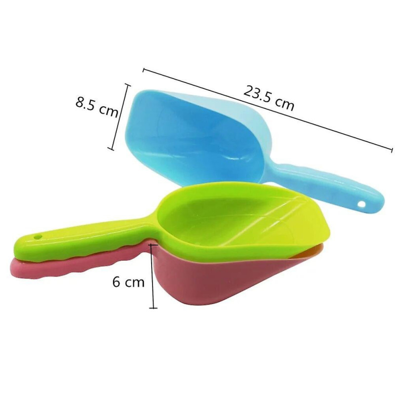 1PC Multifunction Pet Environmental Plastic Spoon Dog Cat Food Feeder Bowl Shovel Tool Pet Supplies