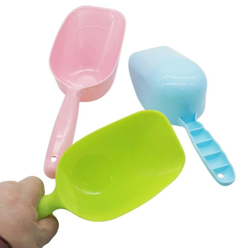 1PC Multifunction Pet Environmental Plastic Spoon Dog Cat Food Feeder Bowl Shovel Tool Pet Supplies