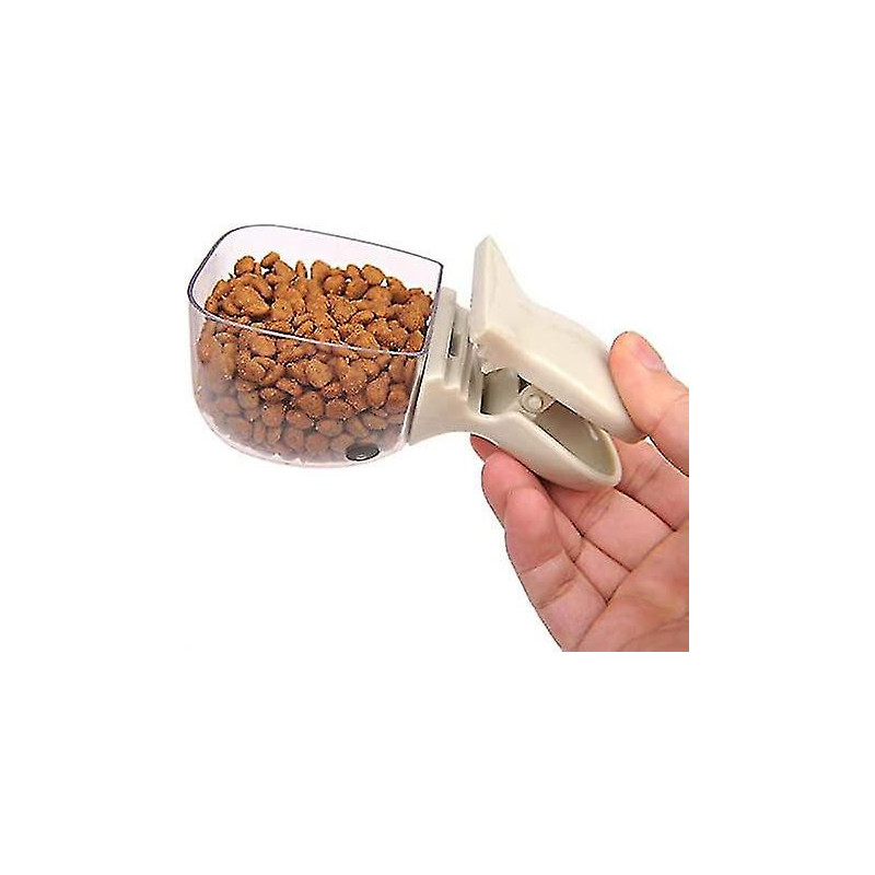 Food Shovel Multi-functional Duckbill Clip Dog Food Shovel Sealing Bag Clip 14.7*5.5cm