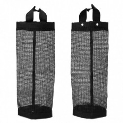Plastic Bag Holder Mesh Waste Bag Storage Pouch Kitchen Decoration Accessories