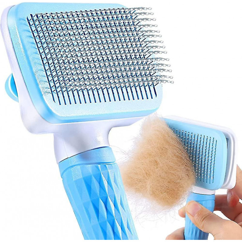 Dog Cat Brush, Self-cleaning Dead Hair Brush For Cat Dog, Effective Removal Of Up To 95% Gift