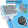 Dog Cat Brush, Self-cleaning Dead Hair Brush For Cat Dog, Effective Removal Of Up To 95% Gift