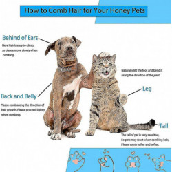 Dog Cat Brush, Self-cleaning Dead Hair Brush For Cat Dog, Effective Removal Of Up To 95% Gift Dog Cat Brush, Self-cleaning Dead Hair Brush For Cat Dog, Effective Removal Of Up To 95% Gift
