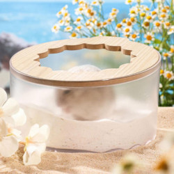 Hamster Baignoire Box Sand Bath Bowl Facile À nettoyer Pas de déversement Hamster Spa