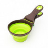 Collapsible Pet Scoop Silicone Measuring Cups Set Sealing Clip 3 In 1 Multi-function Scoop Bowls Bag Clip For Dog [...]