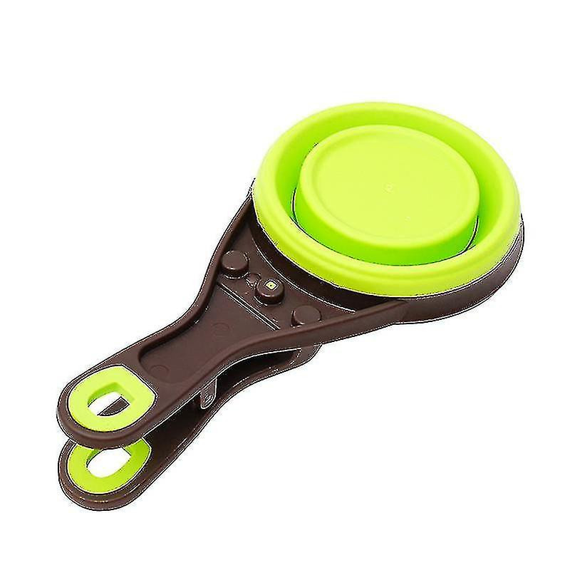 Collapsible Pet Scoop Silicone Measuring Cups Set Sealing Clip 3 In 1 Multi-function Scoop Bowls Bag Clip For Dog [...]
