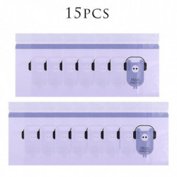 15pcs Cute Cartoon Self-adhesive Cleaning Bags Car Trash Bag Vehicle Supplies