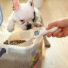 Pet Dog Food Measuring Spoon Weighing Scale Cup Feeding Bowl Door