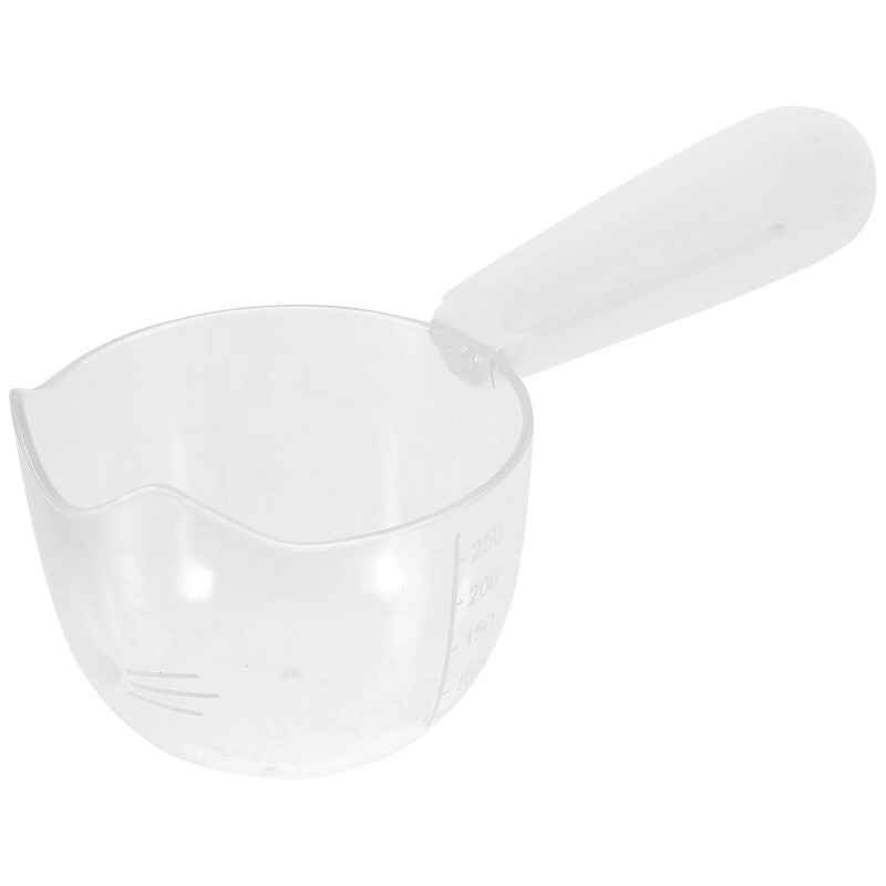 Scale Design Plastic Pet Food Spoon Handheld Nonslip Dog Food Scoop Dogs Cats Food Clip