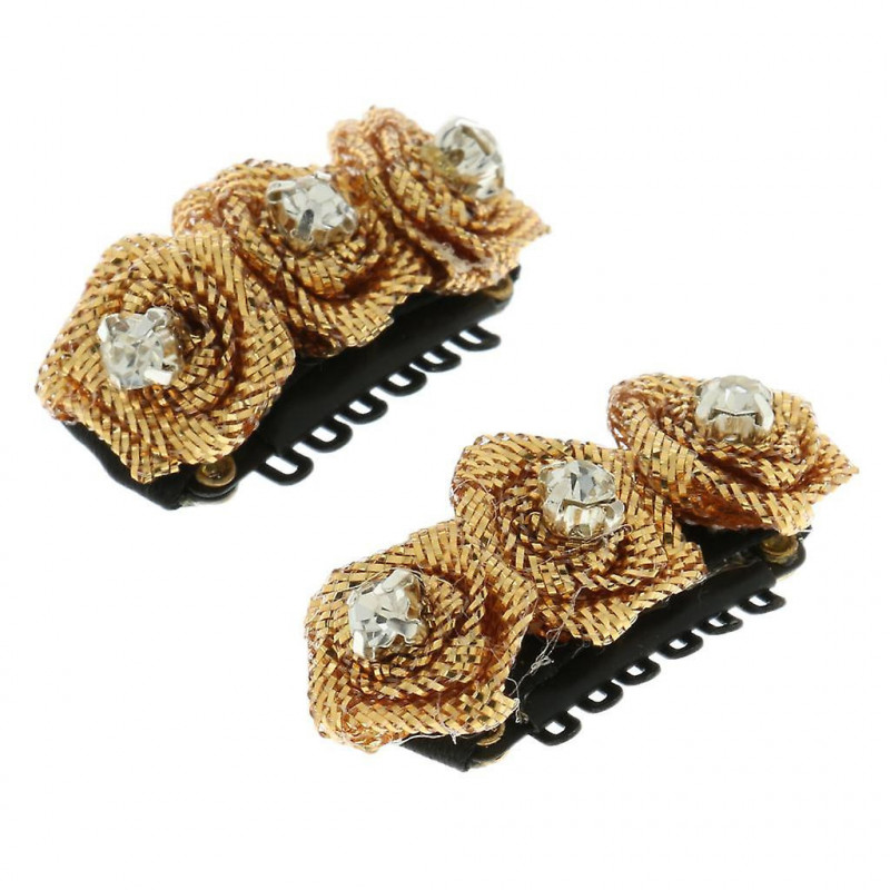 2pcs Cute Flower Bow Candy Pet Dog Cat Puppy Grooming Hairpin Hair Clip 1