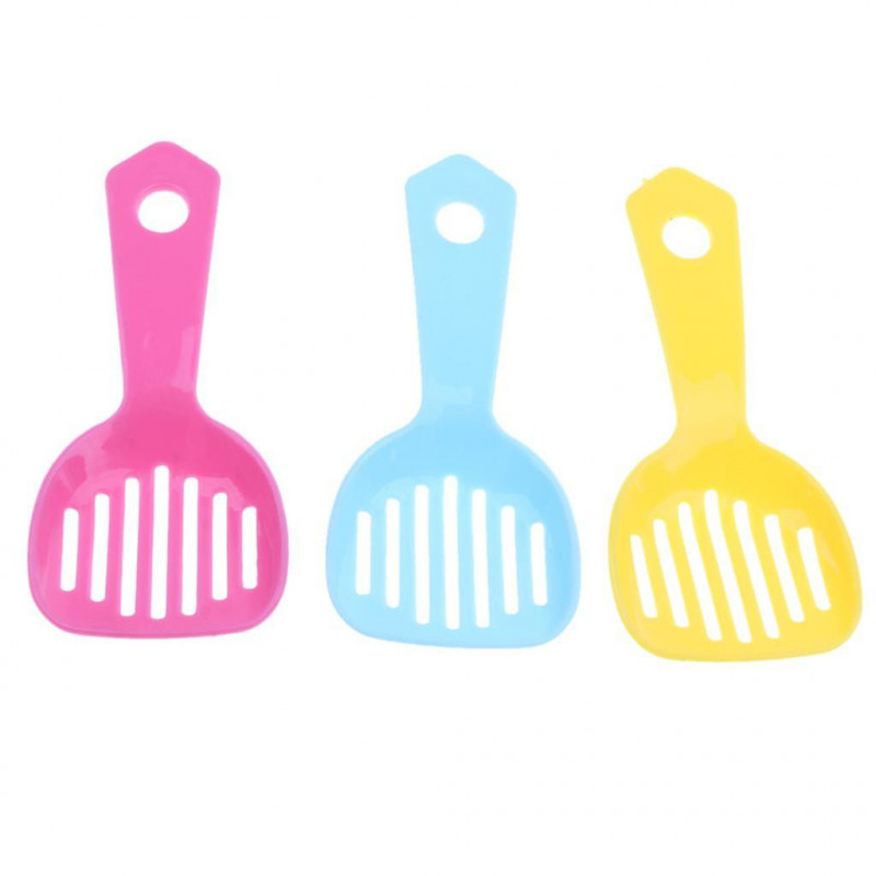 5pcs Pet Hamster Gerbille Poop Scooper Poo Shovel Bath Sand Clean Shovel