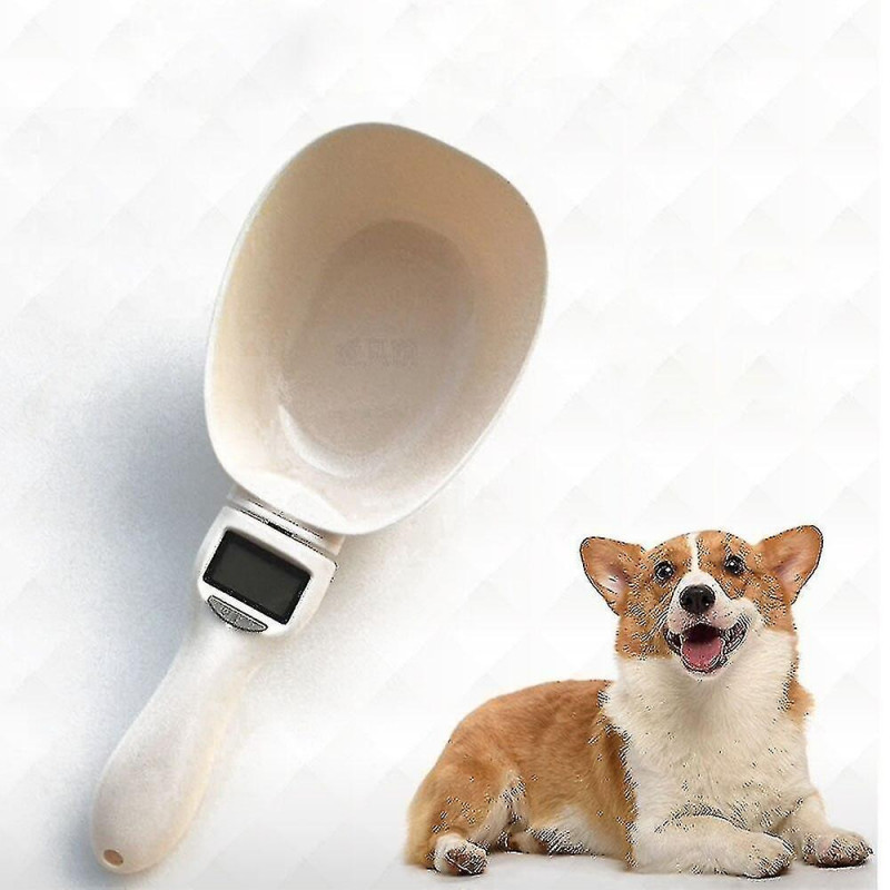800g / 1g Pet Food Scale Cup pour chien Chat Feeding Bowl Cuisine Scale Spoon Feeding