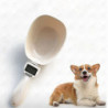 800g / 1g Pet Food Scale Cup pour chien Chat Feeding Bowl Cuisine Scale Spoon Feeding