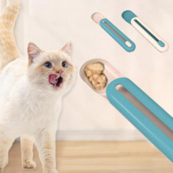 Pet Food Spoon Strip Squeeze Comfortable Grip Compact Pet Cat Liquid Snack Feeding Spoon Cat Supplies - Snngv Pet Food Spoon Strip Squeeze Comfortable Grip Compact Pet Cat Liquid Snack Feeding Spoon Cat Supplies - Snngv