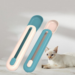 Pet Food Spoon Strip Squeeze Comfortable Grip Compact Pet Cat Liquid Snack Feeding Spoon Cat Supplies - Snngv Pet Food Spoon Strip Squeeze Comfortable Grip Compact Pet Cat Liquid Snack Feeding Spoon Cat Supplies - Snngv